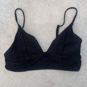 Black bikini top